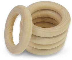 Corolla Exp-Imp. Kft Natúr fa karika 4, 5cm 5db/csomag