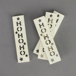 Corolla Exp-Imp. Kft HOHOHO feliratos biléta 4db/csomag - fehér csillámos