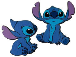  Nyomtatott dekorkarton - Stitch figura 2db/csomag - csinaldmagadshop