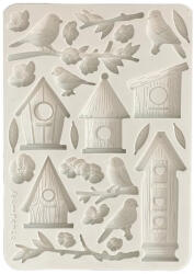  Szilikon öntőforma A5 - Madáretetők és madárkák - csinaldmagadshop