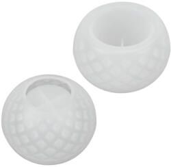  Professzionális szilikon öntoforma, átlátszó, mécsestartó 5, 9 x 7, 9 cm - csinaldmagadshop