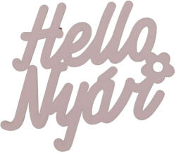  Hello Nyár" felirat színes rózsaszín 11x10cm
