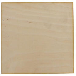  Natúr fa - Négyzet tábla 25x25cm - csinaldmagadshop