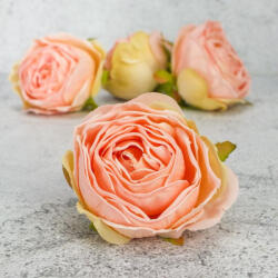  Százlevelű rózsa fej - cirmos barack 4db/csomag - csinaldmagadshop