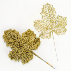 Csillámos juharlevél arany 10db/cs - csinaldmagadshop