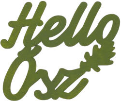 Oliva "Hello Ősz" felirat színes 11x11cm - csinaldmagadshop