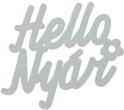  Hello Nyár" felirat színes menta 11x10cm