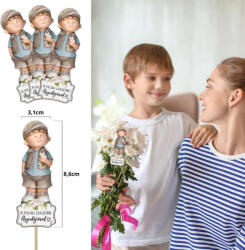  Nyomtatott dekorkarton - A világ legjobb anyukájának kisfiú 3db/csomag - csinaldmagadshop