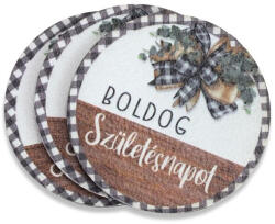 Corolla Exp-Imp. Kft Nyomtatott fa tábla - B. Születésnapot (Farmhouse) 3db/csomag