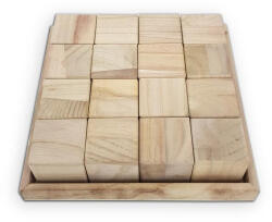 Corolla Exp-Imp. Kft Natúr fa 6cm kocka puzzle 16db-os