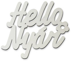  Hello Nyár" felirat fehér 11x10cm - csinaldmagadshop