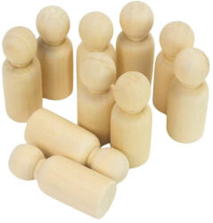 Corolla Exp-Imp. Kft Natúr fabábu fiú 1, 9x5, 3cm 10db/csomag