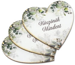  Nyomtatott dekorkarton - Köszönök mindent 3db/csomag - csinaldmagadshop