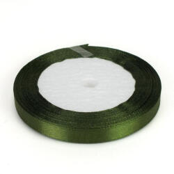  Fenyőzöld szatén szalag 1cm x 22méter - csinaldmagadshop
