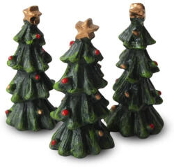 Kerámia karácsonyfa 3db/csomag - csinaldmagadshop