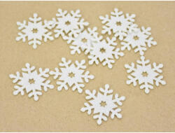 Corolla Exp-Imp. Kft Filc - Csillagos hópihe fehér 5cm 10db/csomag