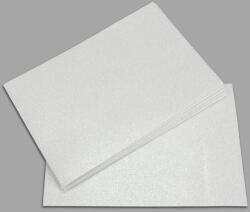  Csillámos dekorgumi 2mm 10db/csomag - Fehér