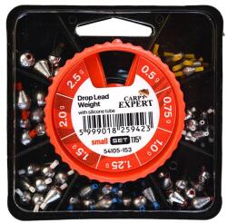 Carp Expert Small Betétes Cseppólom Készlet 0, 5-2, 5g Natur 115g (54105153) - fishingoutlet
