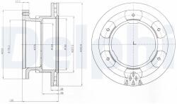 DELPHI féktárcsa DELPHI BG9069 (BG9069)