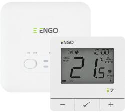 ENGO Termostat de ambient ENGO E7 - RF, alb, programabil, fara fir