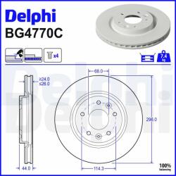 DELPHI féktárcsa DELPHI BG4770C (BG4770C)
