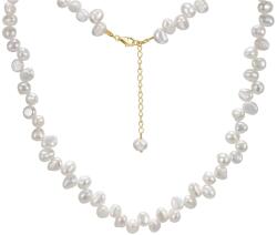 BeSpecial Colier argint 925 placat cu aur 14K cu perle naturale (CRR223)