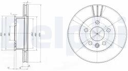 DELPHI féktárcsa DELPHI BG2717 (BG2717)