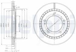DELPHI féktárcsa DELPHI BG3820 (BG3820)