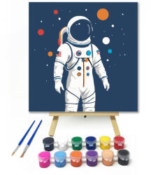 Számfestő Messze a földtől - gyerek számfestő készlet - 20×20 cm (Keretre feszítve) (crea_gyerek_146-20X20-KF)