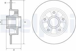 DELPHI féktárcsa DELPHI BG9230RSC (BG9230RSC)