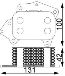 MAHLE Chladič motorového oleja MAHLE CLC 194 000S (CLC 194 000S)