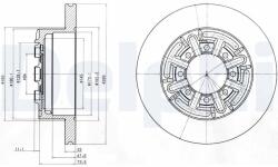 DELPHI féktárcsa DELPHI BG4171 (BG4171)