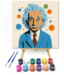 Számfestő Kreatív elme portréja - gyerek számfestő készlet - 20×20 cm (Keretre feszítve) (crea_gyerek_604-20X20-KF)