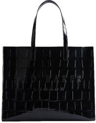 Ted Baker Geantă Allicon Croc Effect Extra Large Icon 281638 jet-black