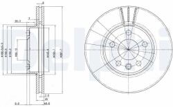 DELPHI féktárcsa DELPHI BG3025 (BG3025)