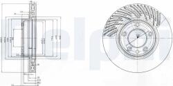 DELPHI féktárcsa DELPHI BG9773 (BG9773)