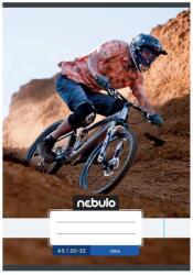 Nebulo Füzet, A5, sima, 20-32, Vagány minták, 16 db/csomag Nebulo