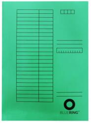 BLUERING Iratgyűjtő, táblázatos pólyás dosszié A4, 230g. karton Bluering® zöld - suplix