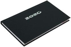 Realsystem Zsebnaptár fekvő Carbon, fehér lapokkal kék Realsystem 2026 - suplix