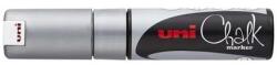 uni Krétamarker folyékony 8mm, Uni-Posca PWE-8K ezüst