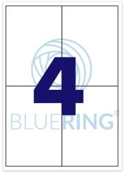 Bluering Etikett címke, 105x148mm, 100 lap, 4 címke/lap Bluering® - suplix
