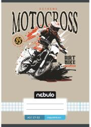 Nebulo Füzet, A5, kockás, 27-32, Vagány minták, 16 db/csomag Nebulo