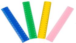 Nebulo Vonalzó 16cm, -es, vegyes színek Nebulo