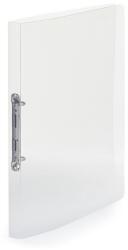 KARTON P+P Gyűrűskönyv A4, 2 gyűrűs 2cm gerinc áttetsző PP, Karton P+P Lines transzparens - suplix