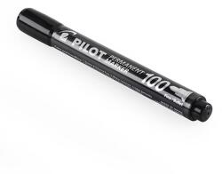 Pilot Alkoholos marker M 1mm, kerek hegyű, Pilot 100 fekete - suplix