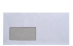 Bluering Boríték LA4 szilikonos bélésnyomott bal ablakos 35x90mm 110x220mm B20A20 Bluering® fehér - suplix