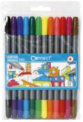 Connect Rostirón, filctoll készlet, Connect DUO kétvégű 12 klf. Szín - suplix