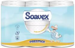Paperdi Toalettpapír 3 rétegű kistekercses 100% cellulóz 170 lap/tekercs 12 tekercs/csomag Soavex Maxi Prestige_Paperdi