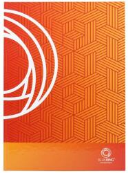 BLUERING Beírókönyv A4, 96lap, keményfedeles, egyszínű, Bluering kockás - suplix