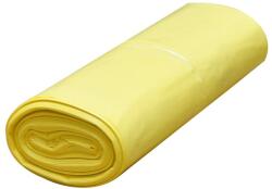  Szemeteszsák 110 liter 60 x 100 cm 10 db/tekercs sárga - suplix